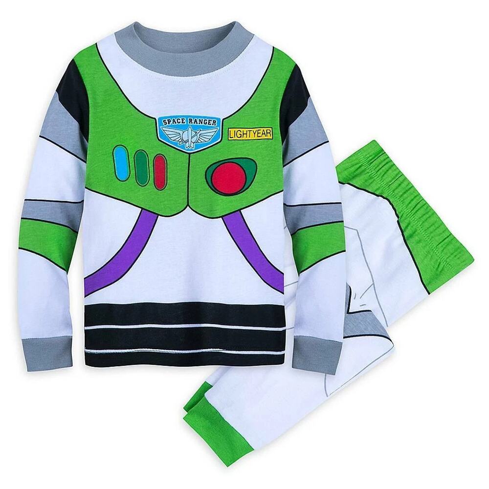 Disney Buzz Lightyear Costume Pajama Set Boys Size 4 PJ PALS Cotton New - Picture 11 of 11
